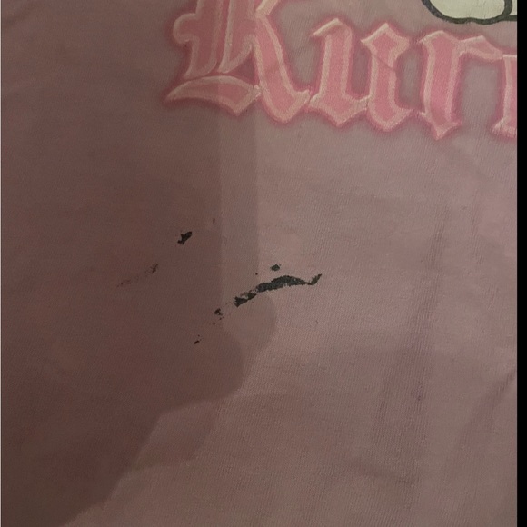 Kuromi T Shirt Size L Worn But Good Quality Has Small Paint Stain On It - Picture 3 of 3